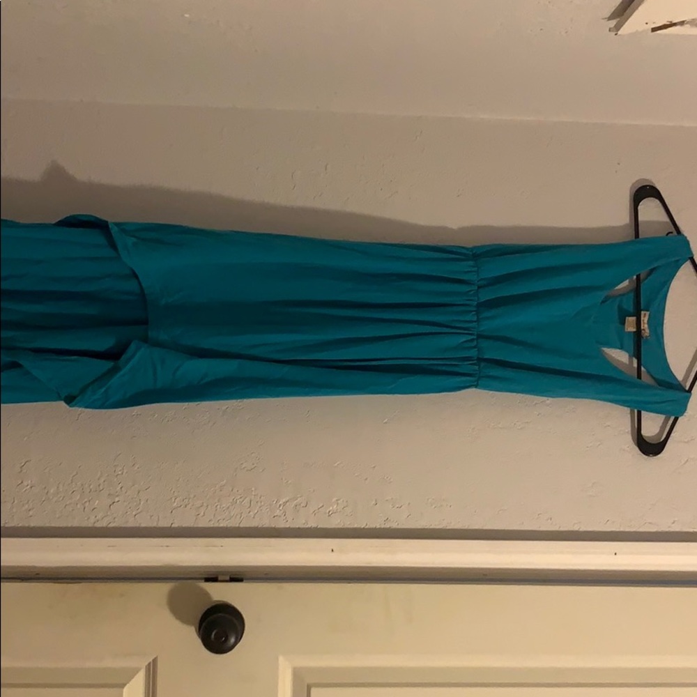 Teal dress